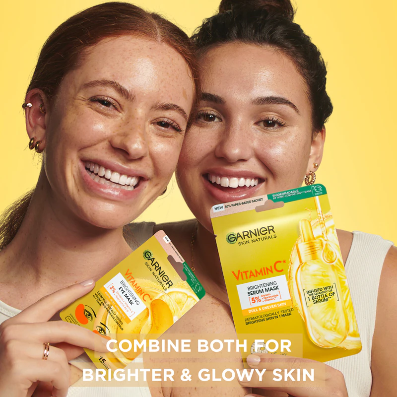 Garnier Vitamin C Feuchtigkeitsspendende und aufhellende Augenmaske