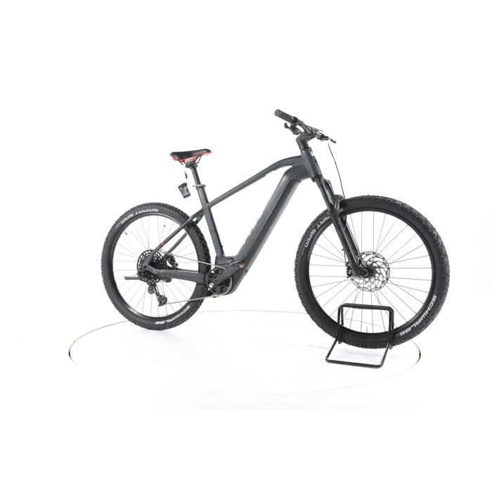 Bicicleta elétrica - Cube Reaction Hybrid EXC - cinza - Bicicleta elétrica de montanha rígida - Bosch 750 Wh Recondicionada