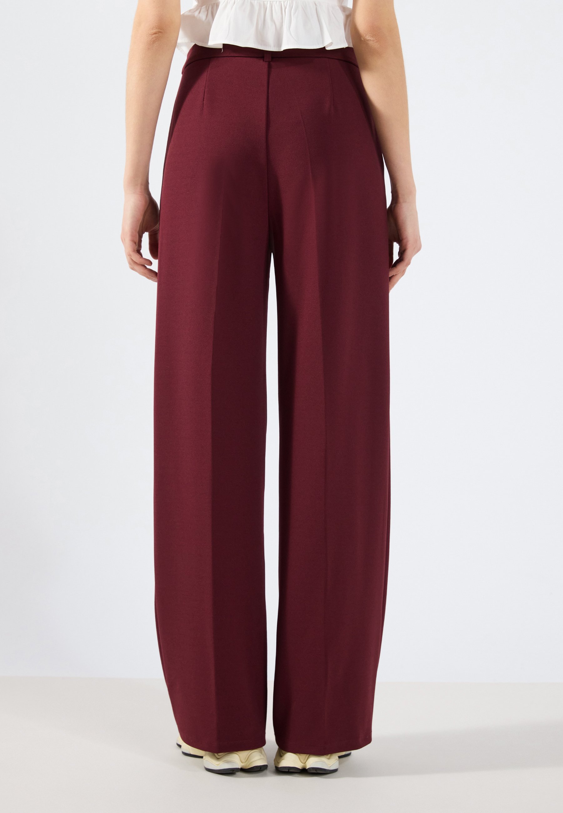 Even&Odd TAILORED WIDE LEG - Hose - port royale