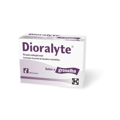 Dioralyte  Dioralyte Saquetas Perda de Líquidos Groselha      20 saquetas 20 saquetas