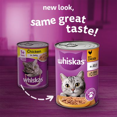 Whiskas 1+ burkar 12 x 400 g