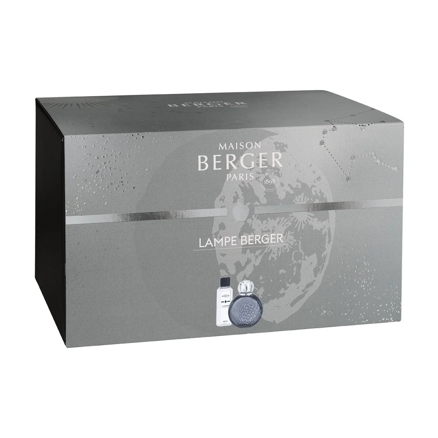 Lampe Coffret Astral Gris - Cofanetto con Lampada, Lampada Catalitica