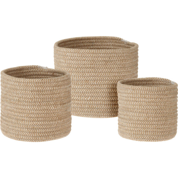 Kosze do przechowywania NATURAL, 3 sztuki
