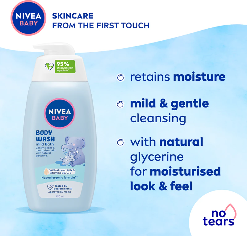 Jemný sprchový gel NIVEA BABY