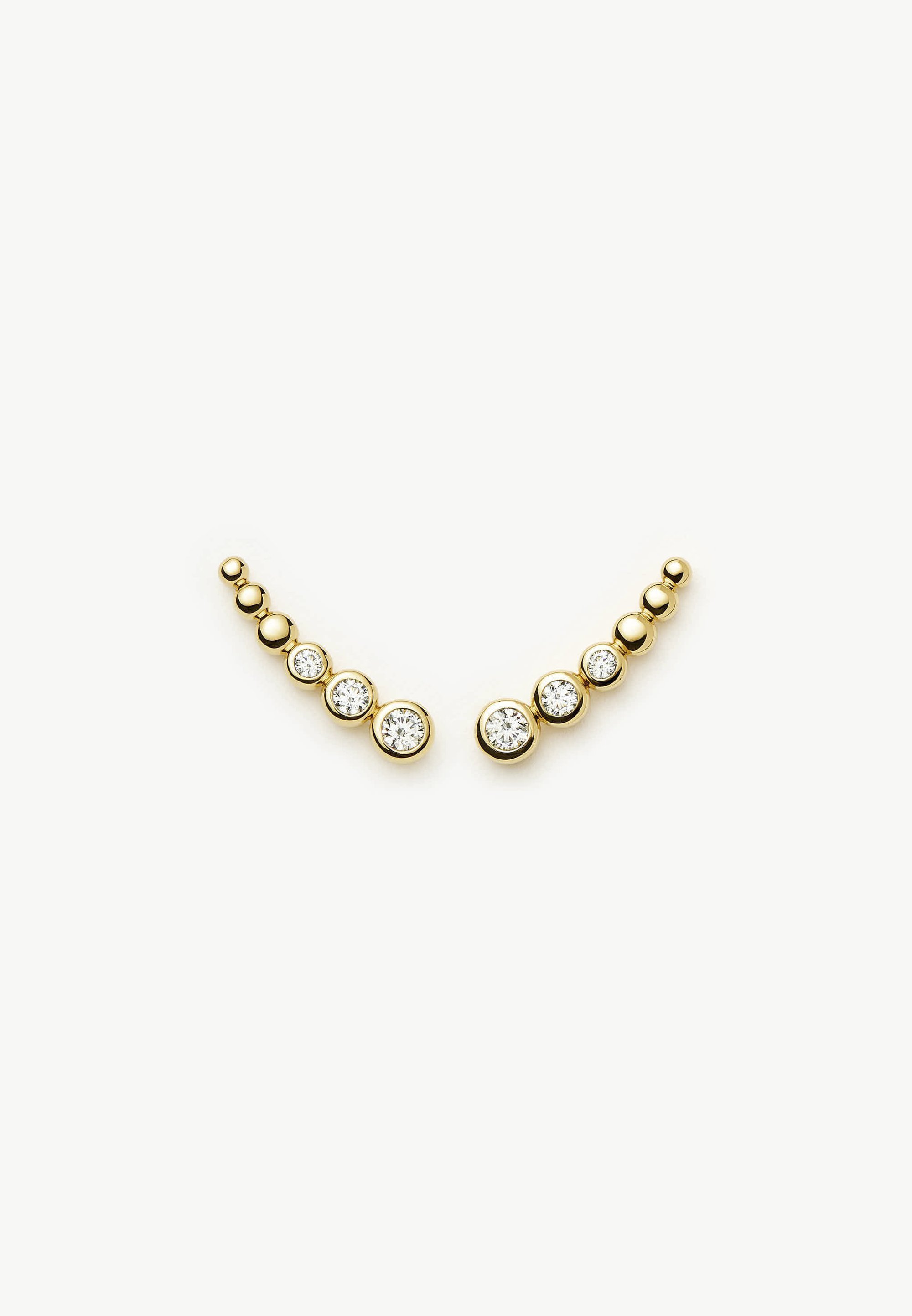 Missoma TENNIS CLIMBER STUD - Oorbellen - goud
