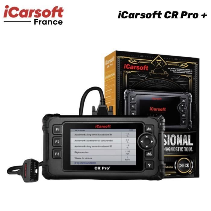 iCarsoft CR Pro+ | Scanner diagnostico OBD2 multimarca per auto | Potente strumento di diagnostica per auto | Diagnostica e programmazione