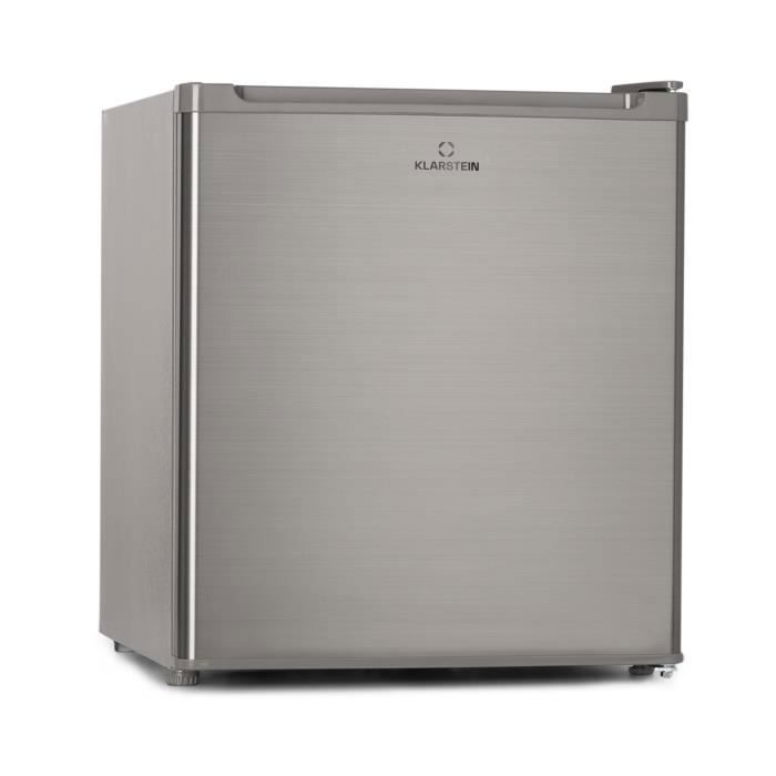 Congelador compacto Klarstein Garfield Eco - 34 litros - 4 estrellas - Acero inoxidable plateado