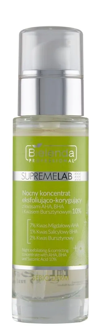 Bielenda Professional Supremelab Sebio Derm Nocny koncentrat eksfoliująco-korygujący