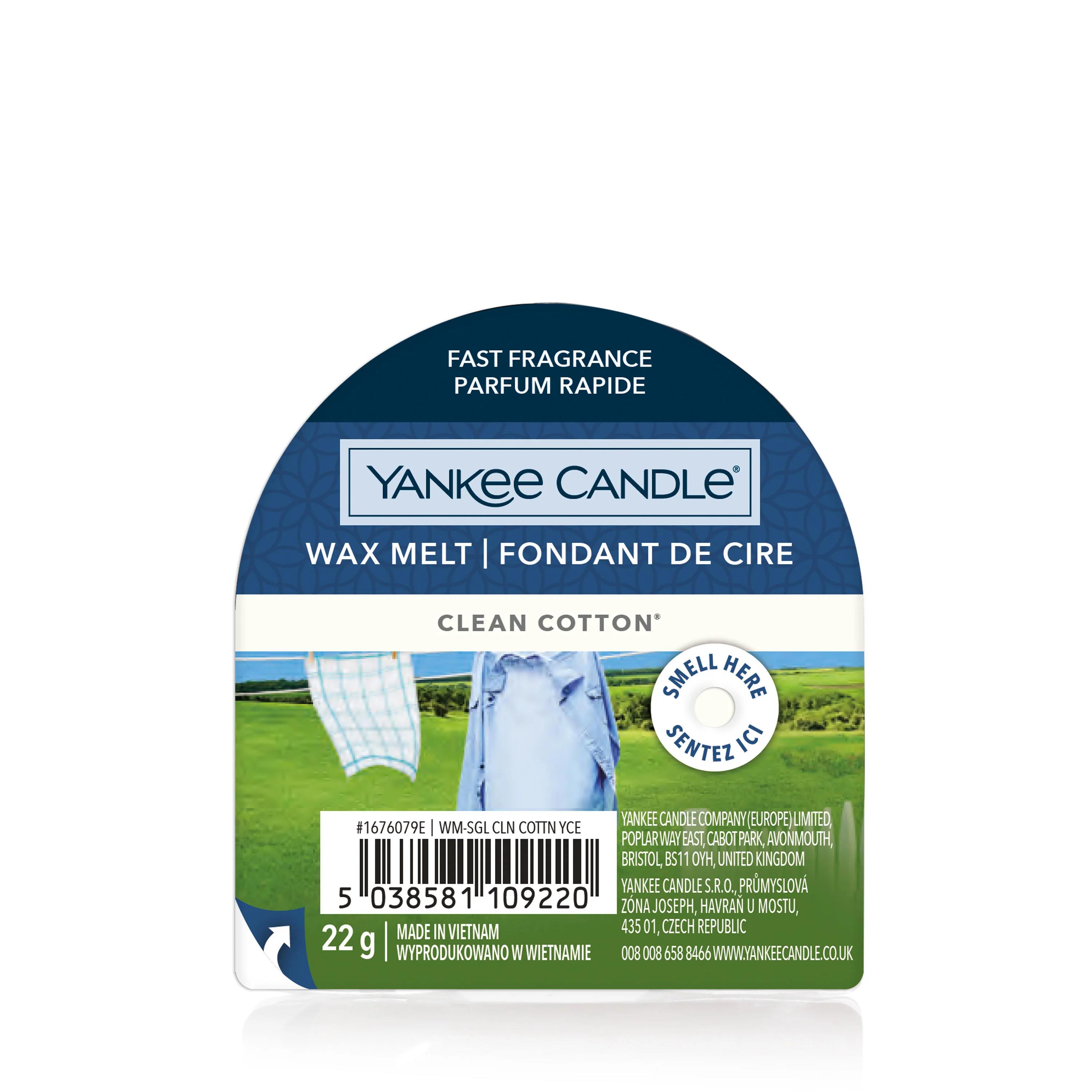 Wax Melts Clean Cotton - Candela Profumata