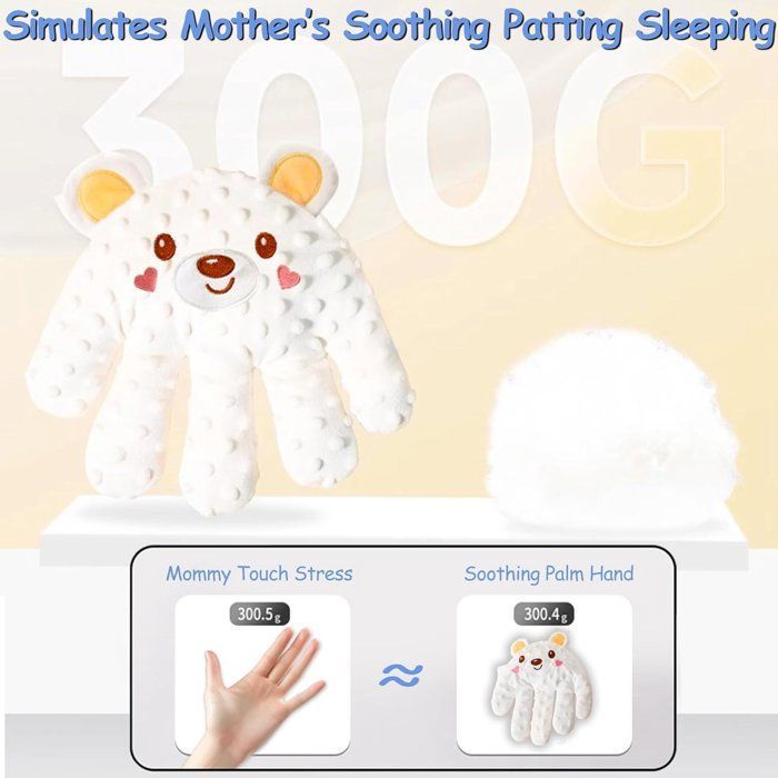 Ayuda para dormir - Palma relajante para bebés - Hamaca para bebés - Ayuda para dormir para bebés y niños - Automática -