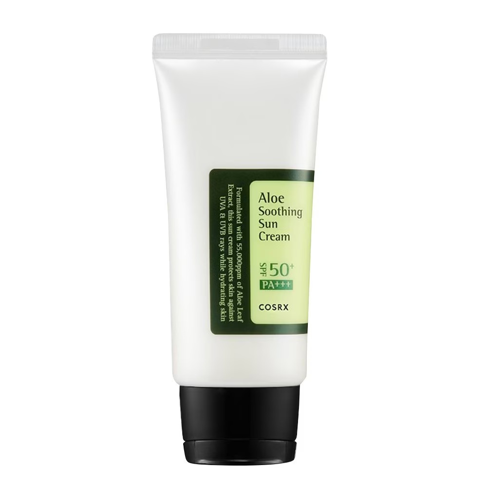 Umirujuća krema za sunčanje s alojom SPF50+