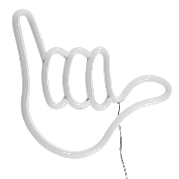 LAMPKA LED neonowa W KSZTAŁCIE DŁONI biała na USB