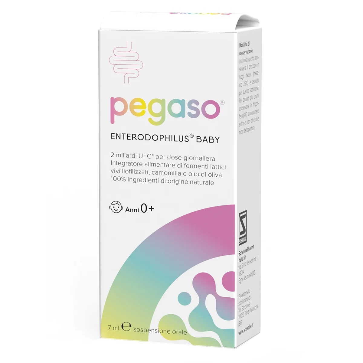 PEGASO Pegaso Enterodophilus Baby 1 flesje 7 ml Glutenvrij