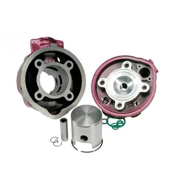 Kit Mota Rose 75cc hierro fundido MINARELLI AM6 Culata de competición para motocicleta de 50cc con marchas 
