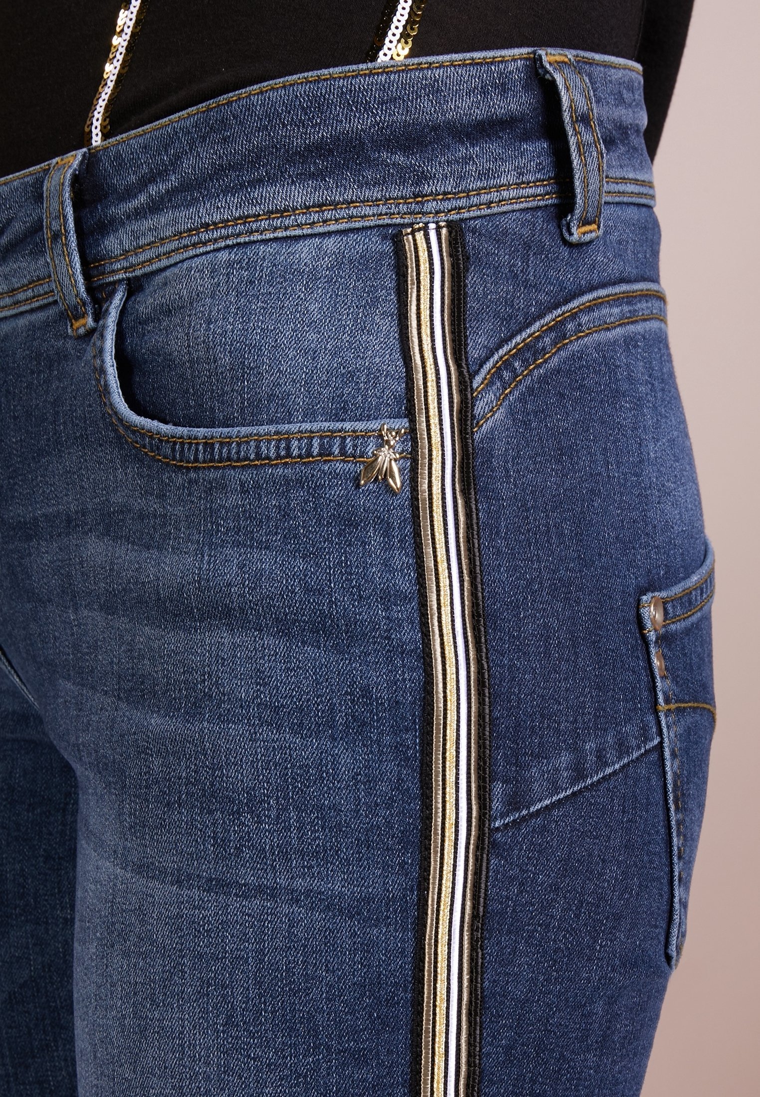 Patrizia Pepe Jeans Skinny Fit - blauer Denim