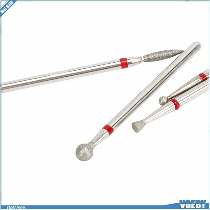 Ashata tête de meulage de polissage des ongles Forets de Manucure pour Nail Art, Tête de Broyeur à Ongles de parfum coussin