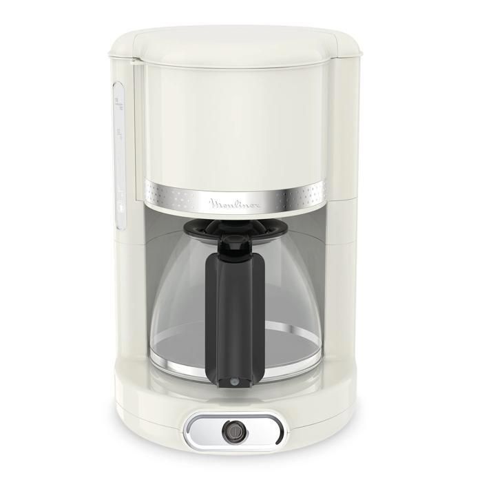 Moulinex Ivory Sun Filterkaffeemaschine, Vintage-Design, 1,25 l Fassungsvermögen, FG381A10