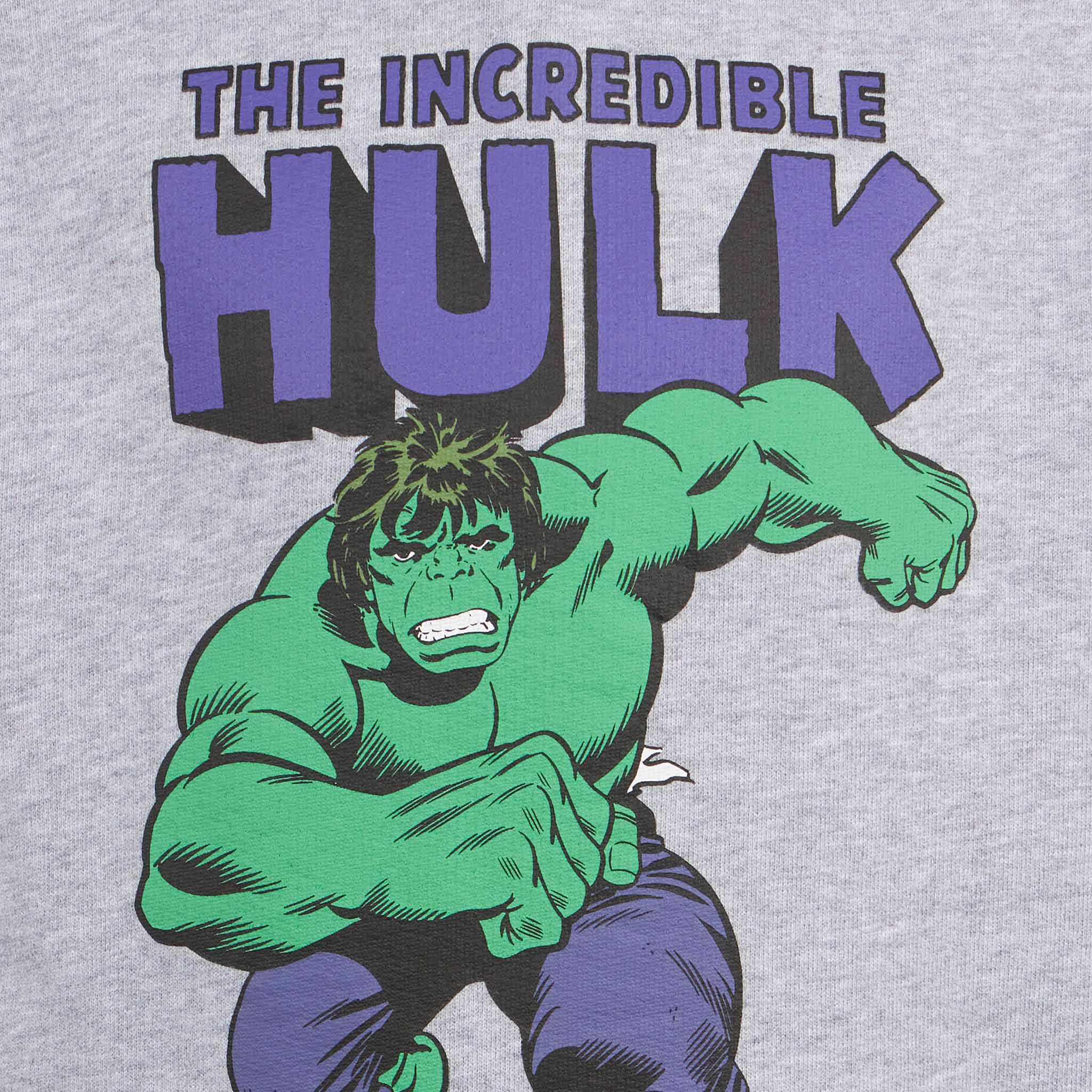 Felpa con cappuccio da bambino con stampa The Incredibile Hulk | EDIZI