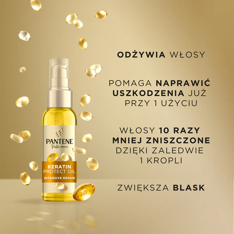 Pantene Pro-V Keratin Protect Oil olie voor droog haar