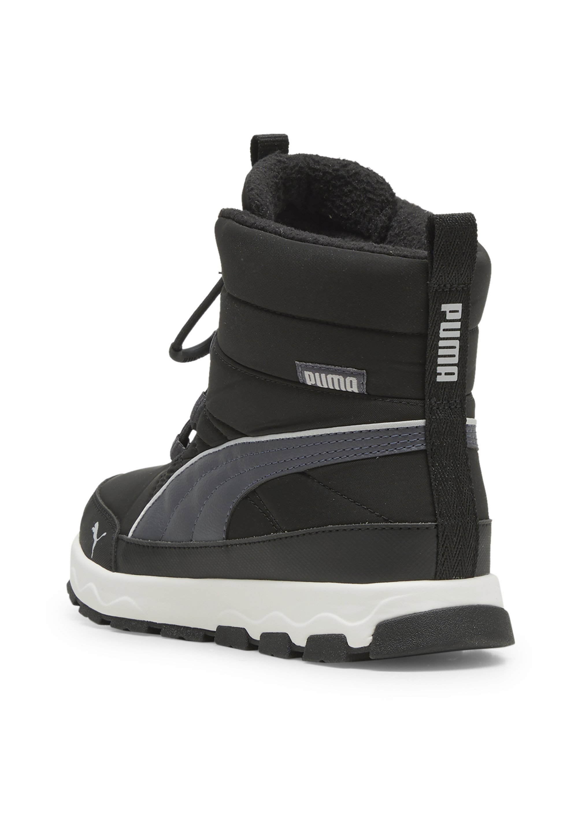 Puma EVOLVE - Bottes d'hiver - noir/gris foncé/blanc