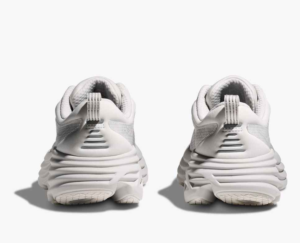 HOKA Stealth/Tech Bondi 8 Caged White / Cosmic Grey
