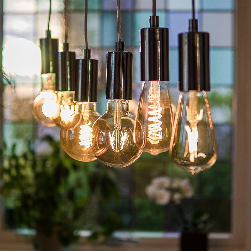 Energi Dekorativ pære LED 100 lm Guld globe E14 G45