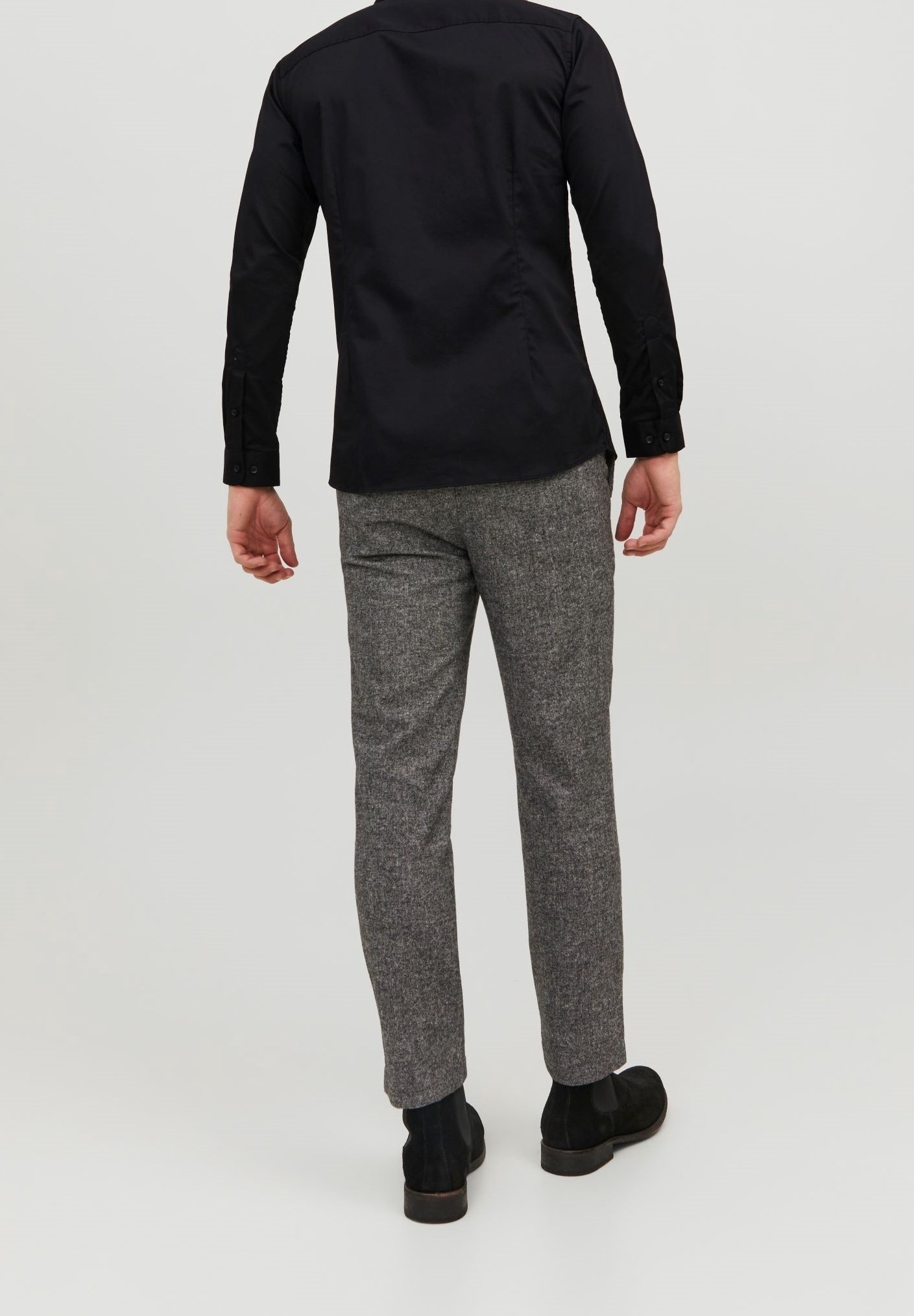 Chemise habillée haut de gamme Jack & Jones - noire