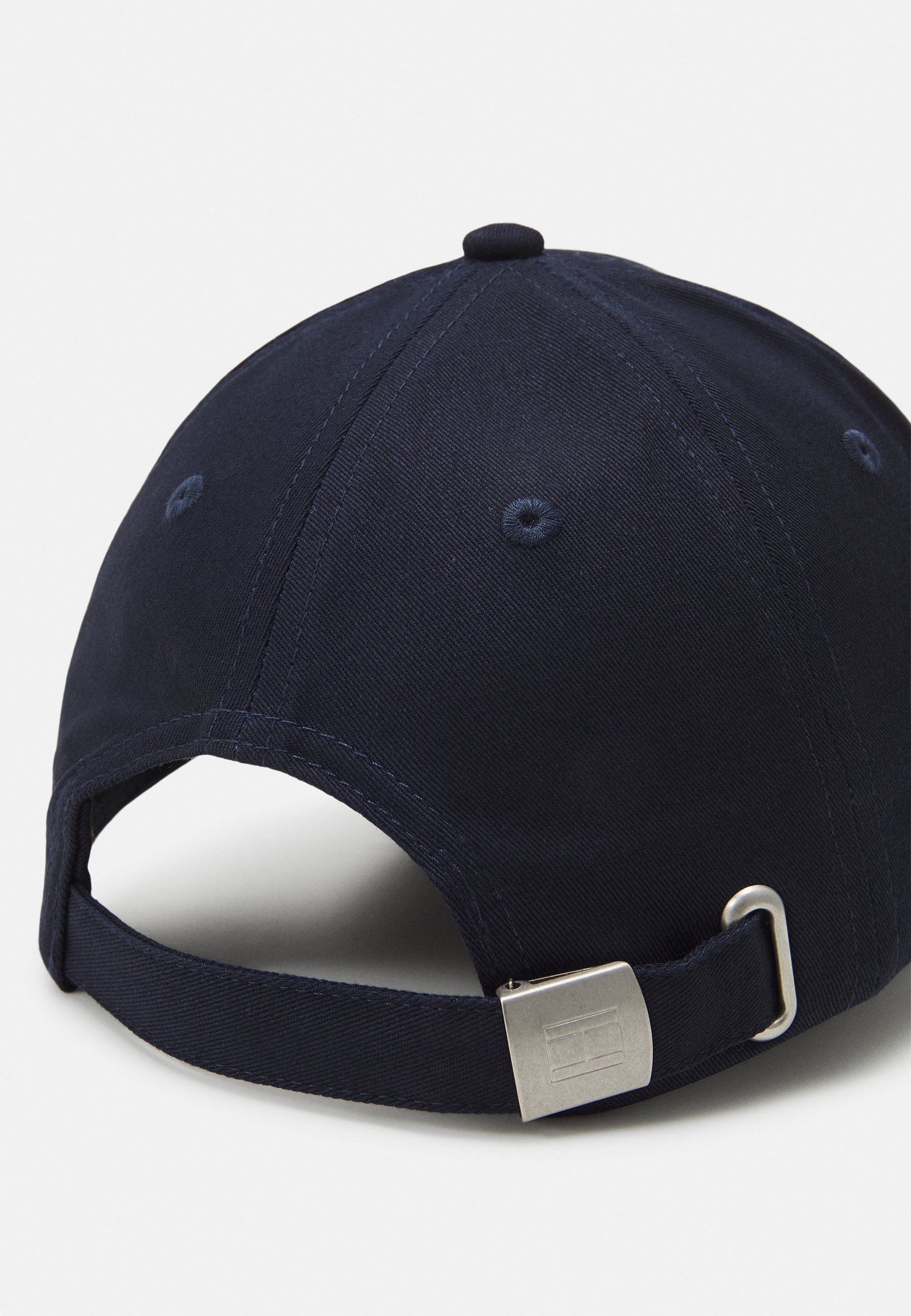 Tommy Hilfiger Unisex-Kappe mit kleiner Flagge – Weltraumblau