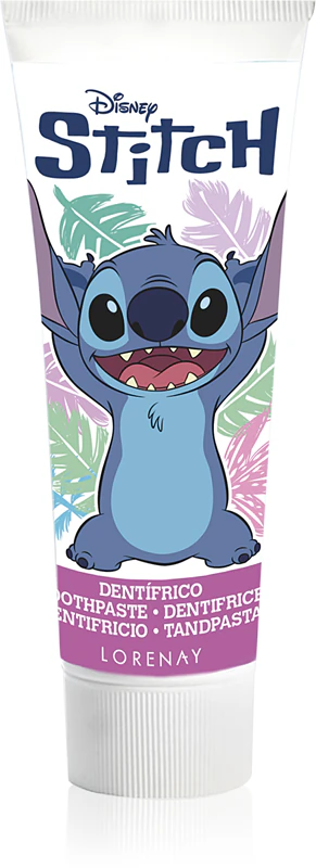 Pasta de dente infantil do Stitch da Disney