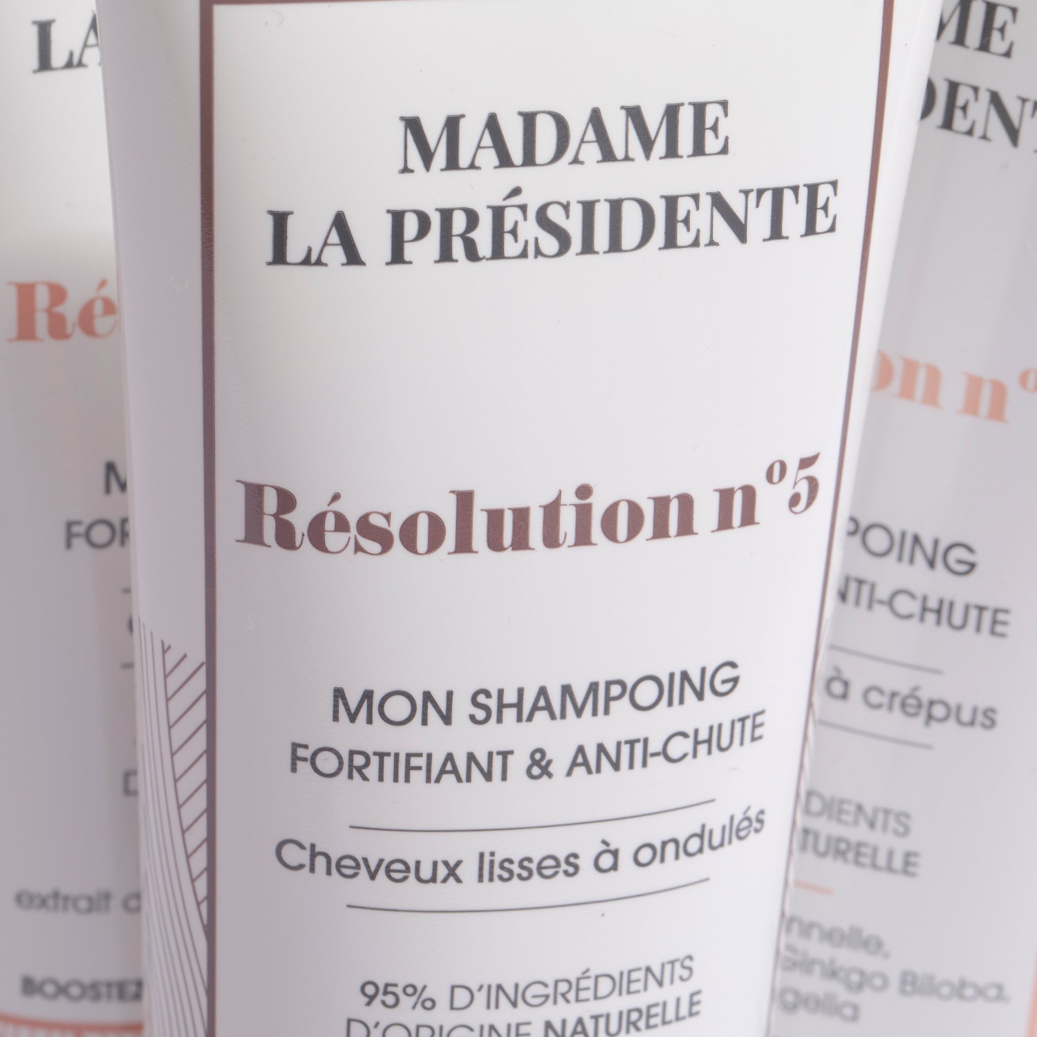 Madame La Présidente Résolution N°5 Mon shampoing anti-chuteCheveux lisses à ondulés