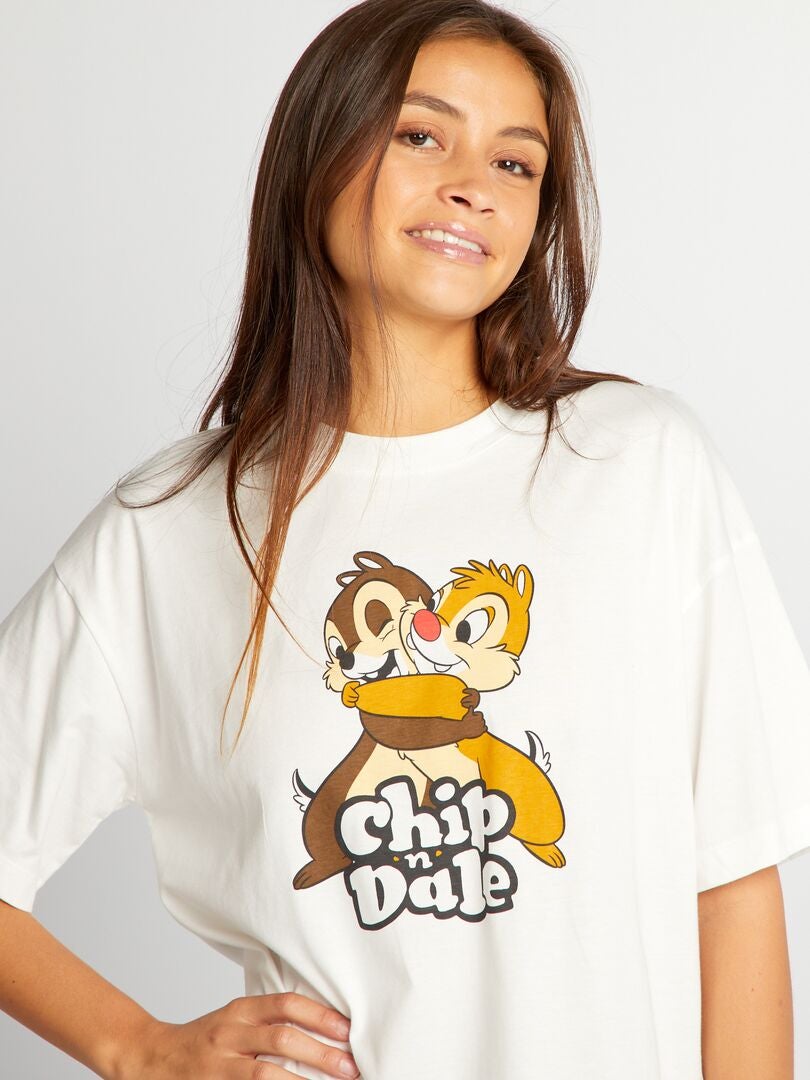 Conjunto de pijama curto Disney - 2 peças - BRANCO