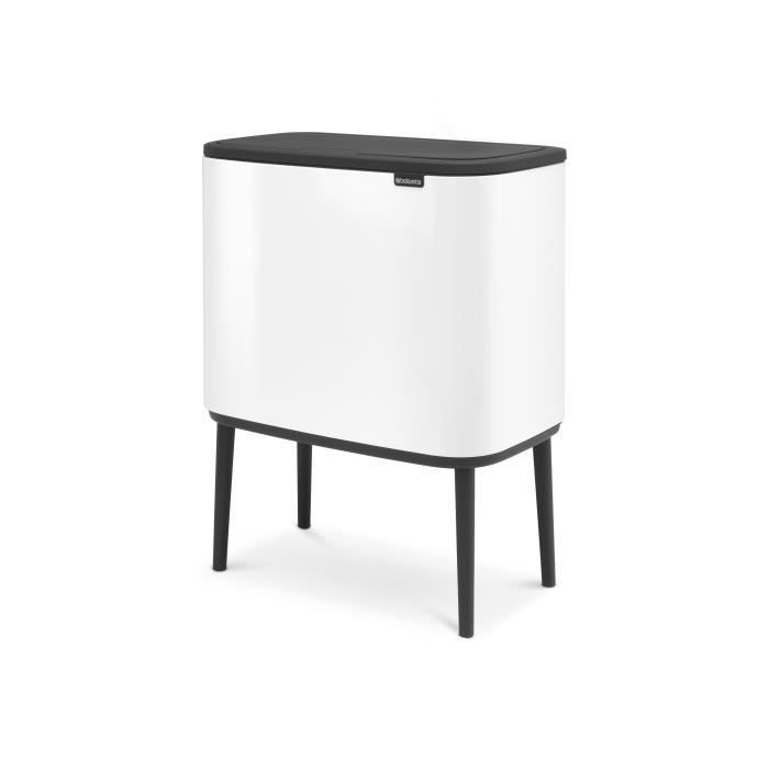 Pattumiera BRABANTIA Bo Touch - 36 L - Bianca