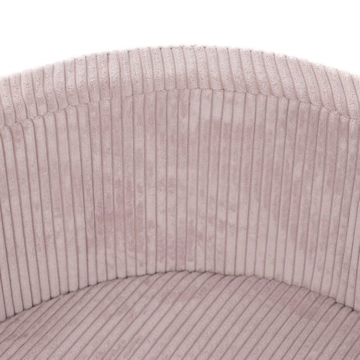 MISIOO Round Corduroy Ball Pit for Baby and Children's Room, Pink, 90x30 cm, 200 Balls: Blue/Gold/Pearl White