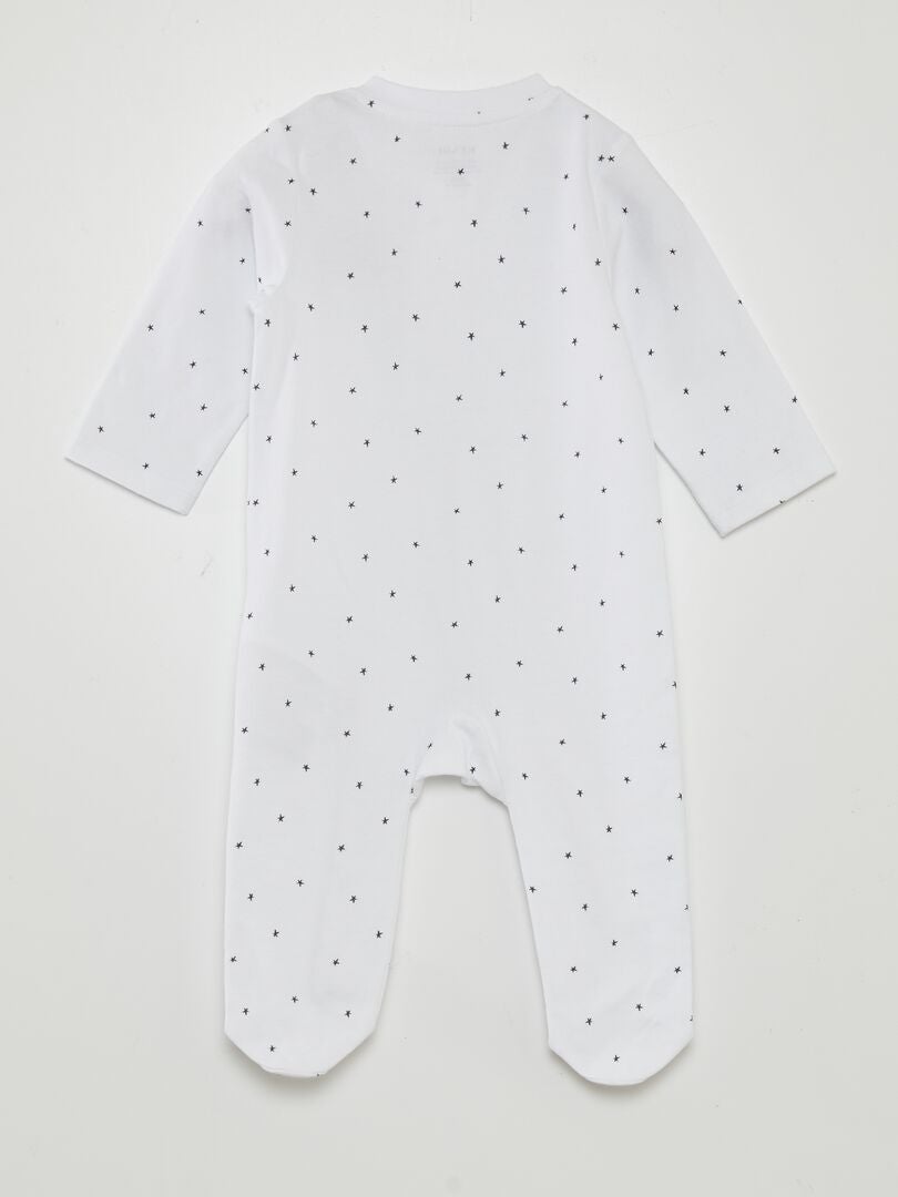 Macacão estampado - BRANCO