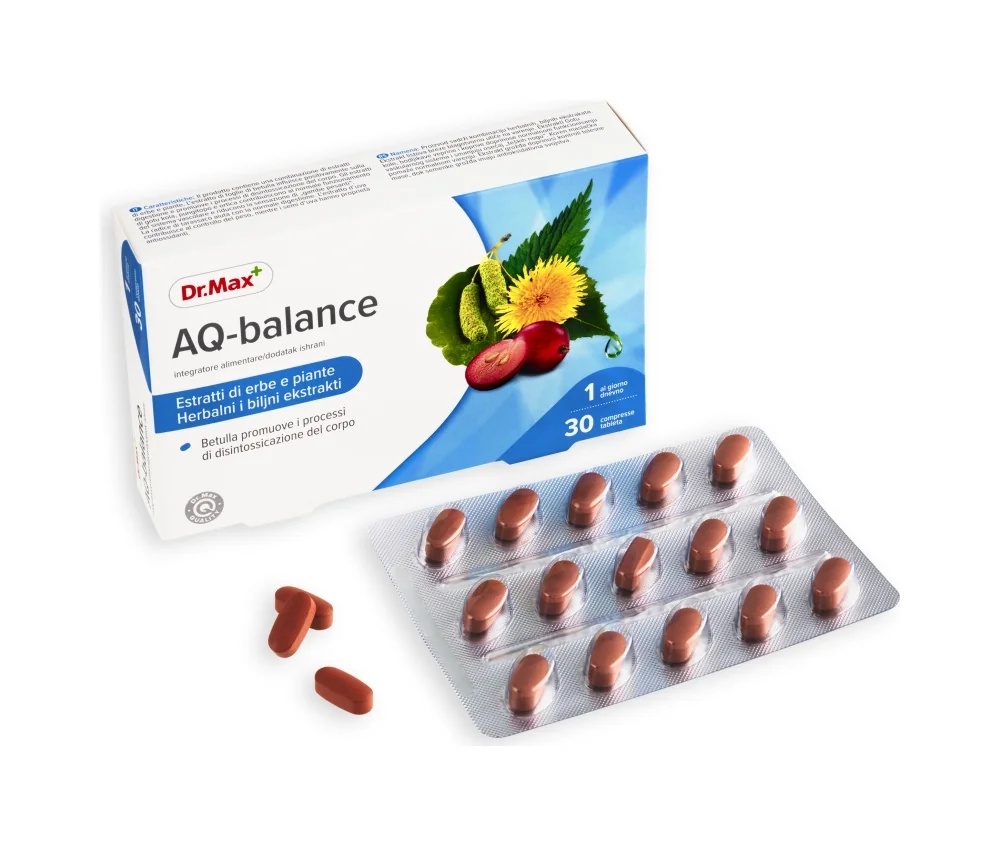 DR. MAX Dr. Max Aq-Balance 30 tabletten Reinigende werking