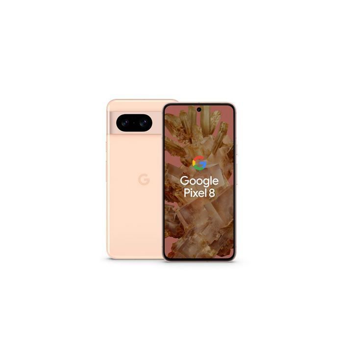 Smartphone - GOOGLE - Pixel 8 - 6,2 pulgadas - 128 GB - 5G NR - Rosa