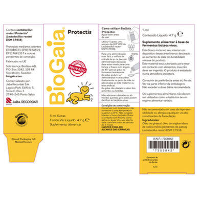 Biogaia-dråper for forsvar av fordøyelsessystemet hos spedbarn 5 ml 5 ml