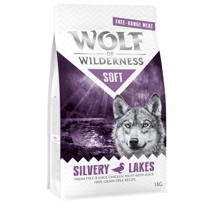 Wolf of Wilderness Soft „Silvery Lakes” – kurczak z wolnego wybiegu z kaczką