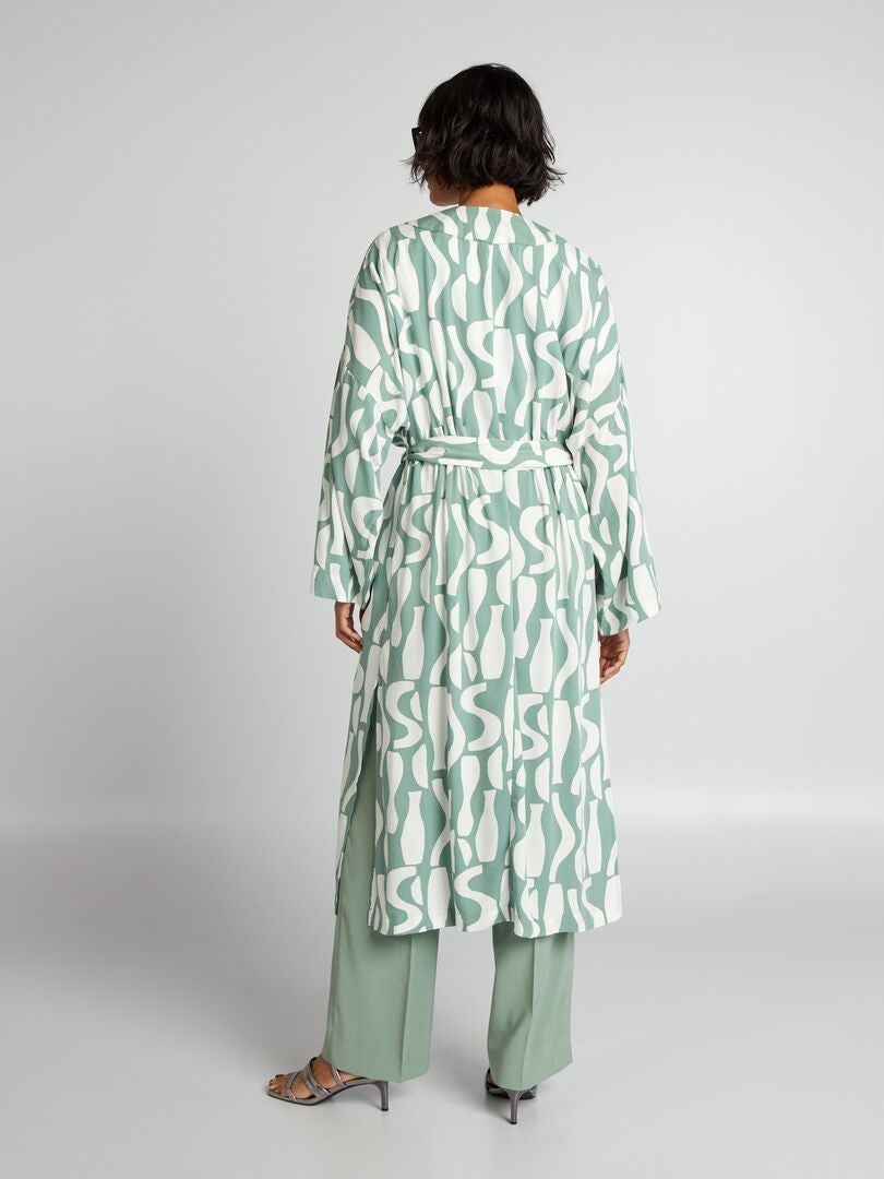 Kimono largo - VERDE
