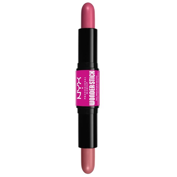 NYX Professional Makeup Double Embout Blush Crème Wonderstick 01 Pêche Clair et Rose Bébé<br>