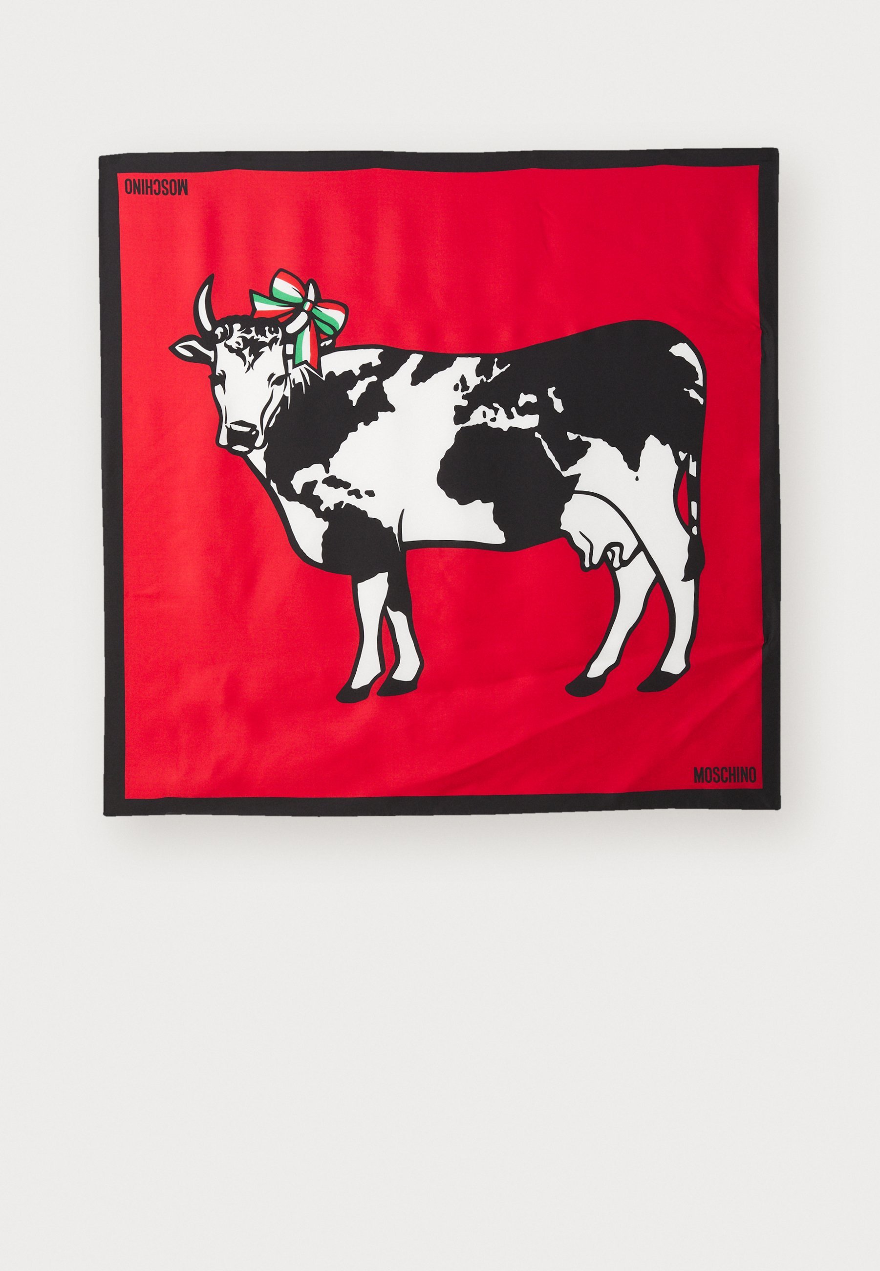 MOSCHINO SUMMER SCARF UNISEX - Foulard - red black
