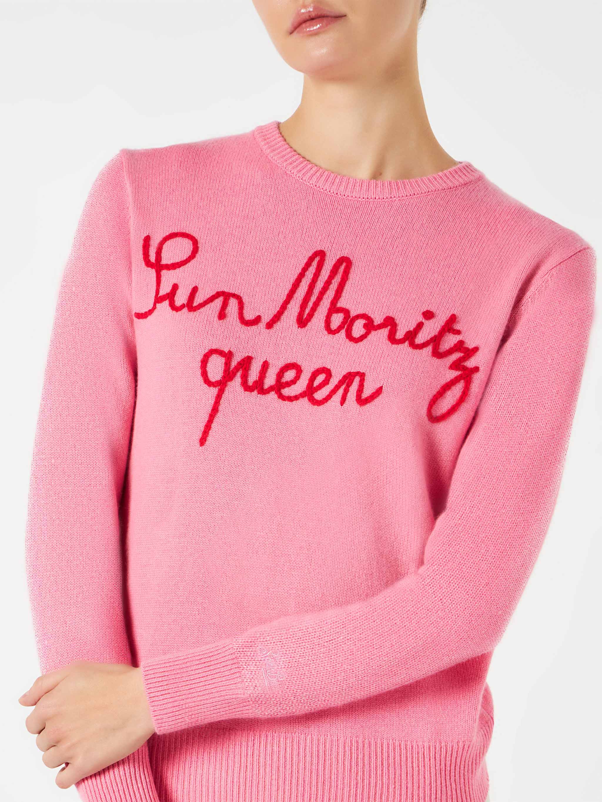 Γυναικείο Πουλόβερ Sun Moritz Queen με Κέντημα
