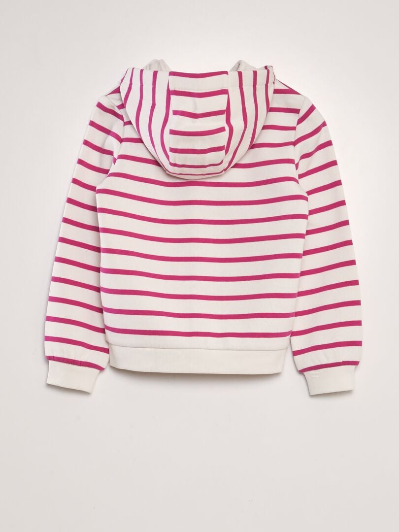 Hoodie met print - ROZE