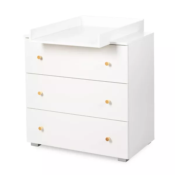 Komoda dla dzieci KAROLINA 80cm biała z przewijakiem