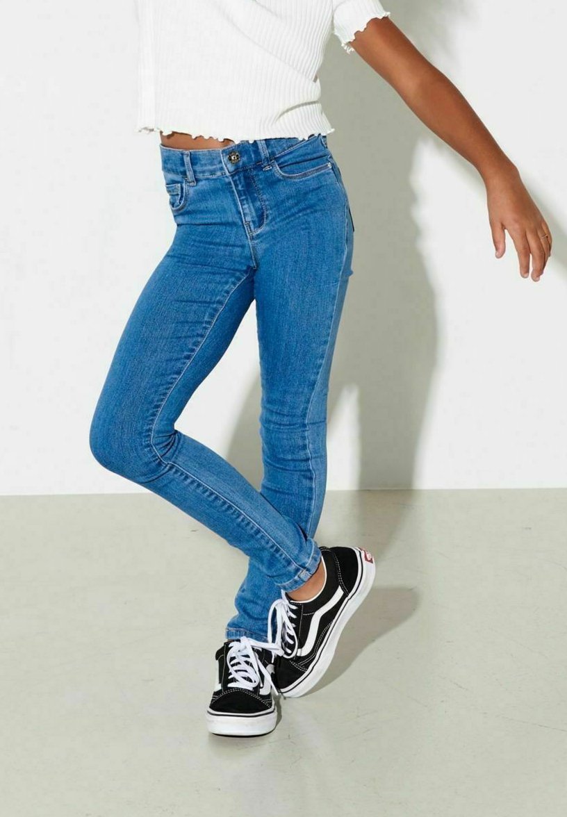 Jeansy ONLY GIRLS Skinny Fit - średni niebieski denim