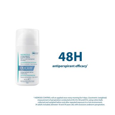 Ducray Hidrosis Control antiperspirantti roll-on 48 tuntia 40ml