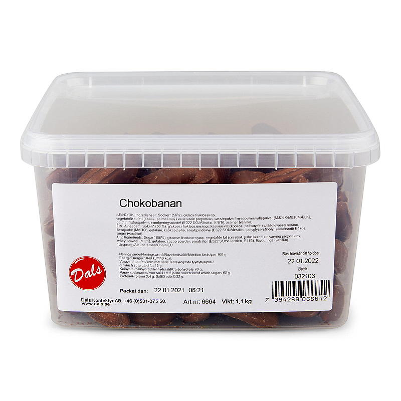 KnallGoodt Skum Banan 1,1 kg sjokolade