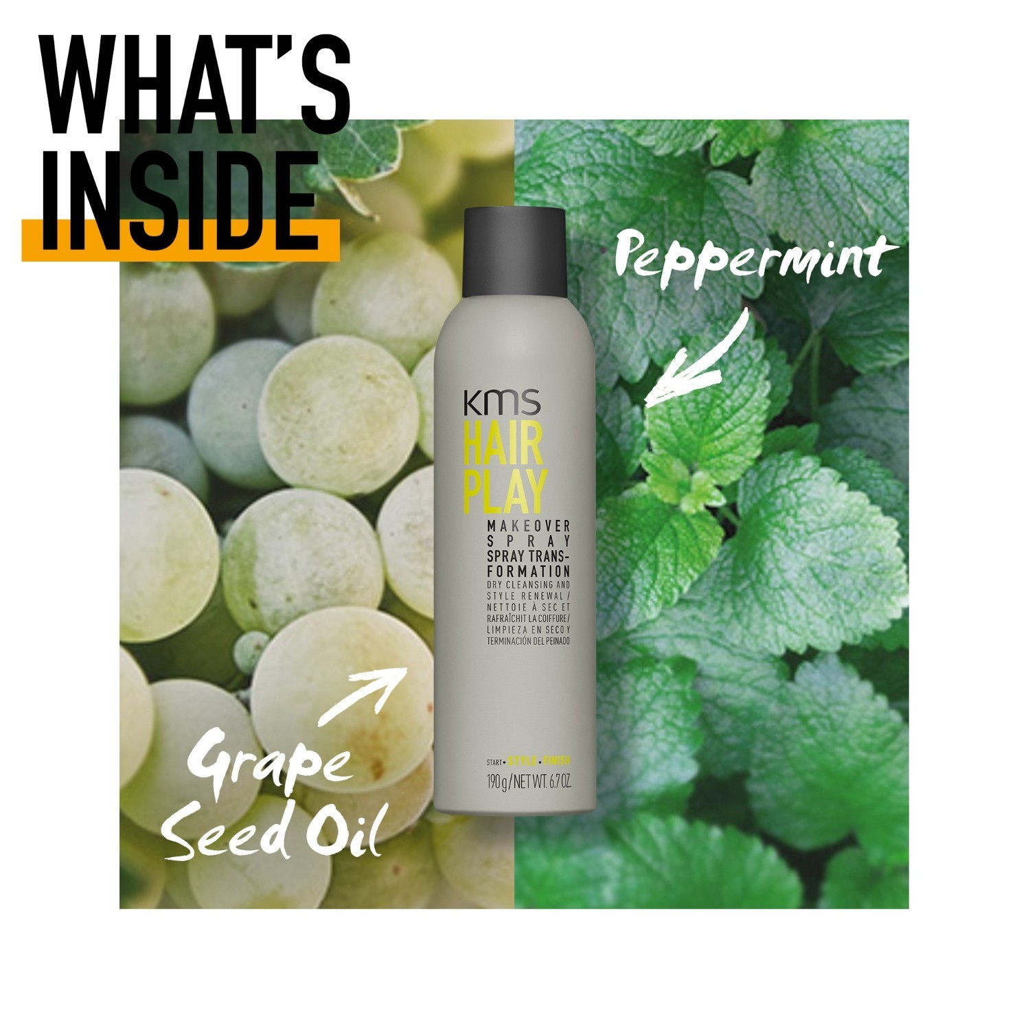 KMS plaukų lakas HAIRPLAY makiažo valiklis - 250 ml