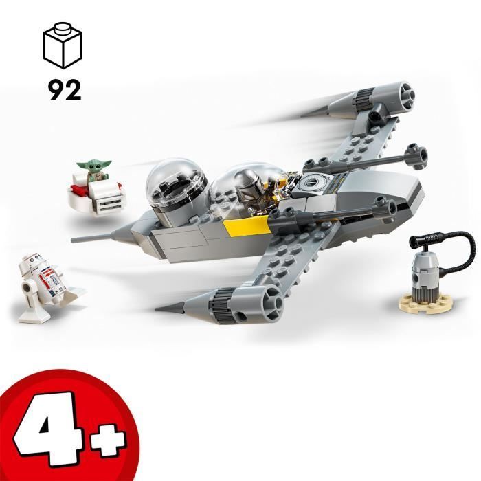 LEGO Star Wars: The Mandalorian 75410 Caça Estelar N-1 de Mando e Grogu - Brinquedo para crianças a partir de 4 anos