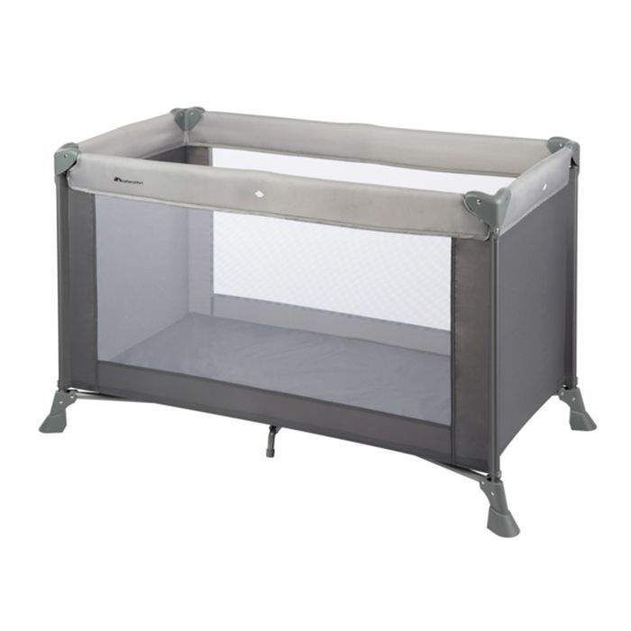 BEBECONFORT Soft dreams Lit bébé, Lit parapluie, De la naissance à 3 ans (jusqu'à 15kg), Gray Mist + sac de transport